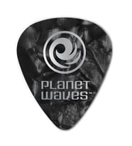 Planet Waves 1CBKP7-25 Selüloit Çok Sert (Extra Heavy) Gitar Penası - Siyah (25'li Paket - Profesyonel)  Maksimum Güç, Net Ataklar ve Klasik Selüloit Hissiyatı