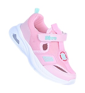 Bixro Pembe Işıklı Kız Çocuk Sandalet Ayakkabı