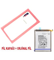 Tkgz Samsung Galaxy A50 A505 Arka Pil Batarya Kapağı + PİL BEYAZ