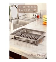 CEYLAN ADAM Bulaşık Durulama Sepeti Tabaklık Bulaşık Kurutmalık KAHVE Alessi