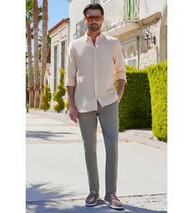 Yan Cep Slim Fit Pamuklu Chino Pantolon 1003260168