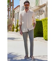 Yan Cep Slim Fit Pamuklu Chino Pantolon 1003260168