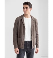 LC WAIKIKI Bej Regular Fit Ceket Yaka Erkek Triko Hırka