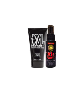 HotXXL 50 ml Penis Büyütücü Krem + Xir Ereksiyon Spreyi