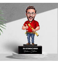 Kişiye Özel Mimar Karikatürlü Biblo