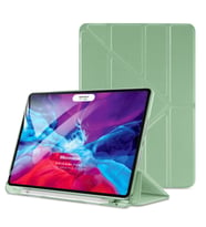 Microsonic Apple iPad Pro 12.9`` 2022 6. Nesil Kılıf (A2436-A2764-A2437-A2766) Origami Pencil Açık Yeşil