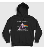 Presmono Unisex Siyah Mom Pink Floyd Sigmund Freud Kapüşonlu Sweatshirt 352507tt
