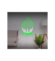 YUMMY Yazılı ve Şekilli Neon Tabela