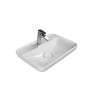 TURKUAZ LAL 60 CM TEZGAHÜSTÜ LAVABO (Beyaz)