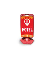 Hotel    Reklam ve Yönlendirme Uyari Dubasi A Tabela Kırmızı