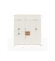 Kronos Dolap 10 Raflı 2 Çekmeceli 3 Askılı 220x59x243 Aytaşı-Aytaşı/Çam