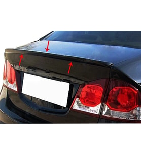 Honda Civic Uyumlu 8 Spoiler Bagaj Gt Fiber 2006-2011