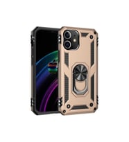 Apple iPhone 12 Uyumlu Kılıf Zore Vega Kapak (Gold)