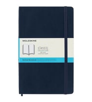 Moleskine Yumuşak Kapak Defter Safir Mavi (Noktalı - 13x21) - 4764