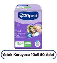 Canped Yatak Koruyucu Örtü 10x5 50 Adet
