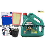 Hyundai Accent 1.5 Bakım Seti Hava Yağ Filtre Castrol 1994-2000
