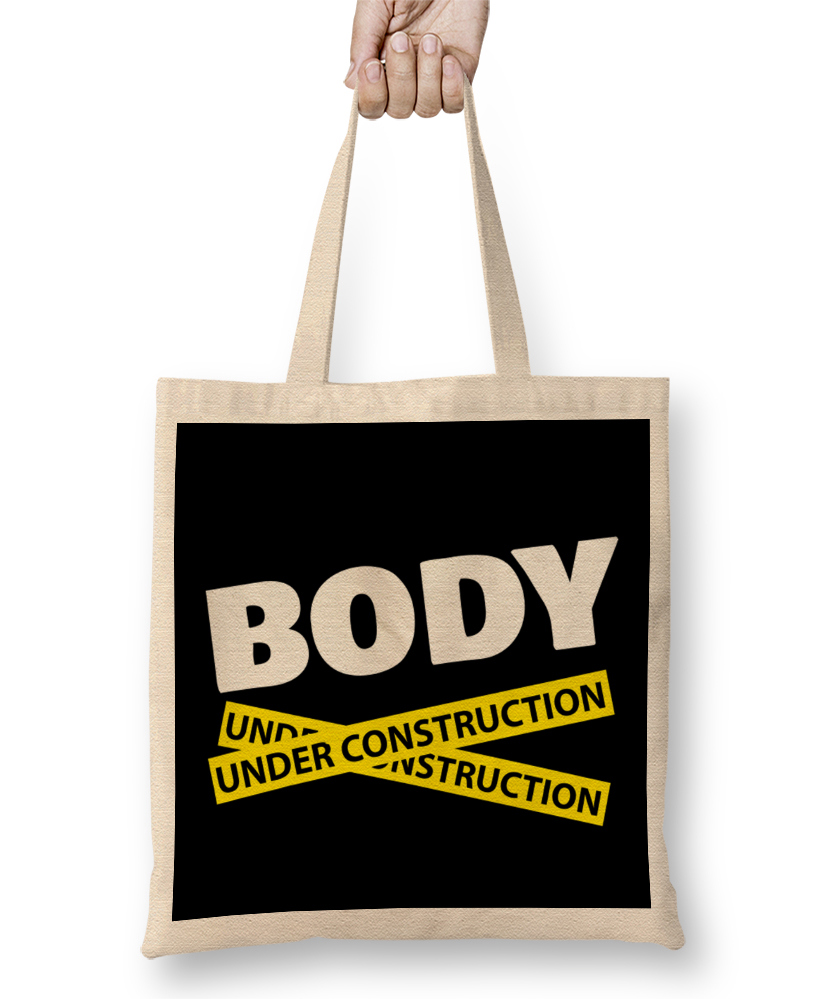 Body Under Construction Gym Inspiration Bez Çanta Uzun Saplı