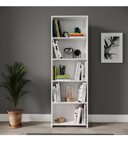 Rosepal Mobilya Micro Dekoratif 5'li Beyaz Kitaplık