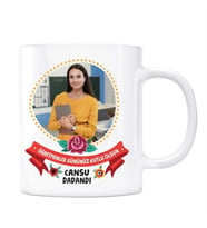 Öğretmenler Gününe Özel İsimli Fotoğraflı Kupa Bardak