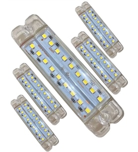 18 LEDLİ ÇİFT SIRA PARMAK LED BEYAZ 1 ADET