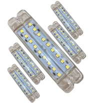 18 LEDLİ ÇİFT SIRA PARMAK LED BEYAZ 1 ADET