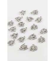 Çifft Başlı Kartal Tesbih Aparatı 50 Gram (Gümüş)