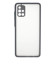 Galaxy A71 Kılıf Montreal Silikon Kapak - Gri