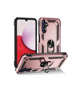 Galaxy A04s Kılıf Sofya Yüzüklü Silikon Kapak - Rose Belirtilmemiş