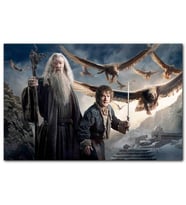 Cakatablo Yüzüklerin Efendisi Hobbit Ve Gandalf Görseli MDF Tablo