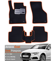 AUDİ A3 HATCHBACK (2013-2020) Uyumlu EVA Paspas Tam Set–Araca Özel,Su Geçirmez,Kolay Montaj