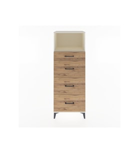 Hyperion Dolap Tek Raflı 4 Çekmeceli 60x44x163 Aytaşı-Çam