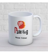 KİŞİYE ÖZEL PSİKOLOG MESLEK KUPA BARDAK
