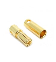 5mm Altın Kaplama Banana Dişi Erkek Soket 60A Pil Batarya Lion Bullet Plug Kablo Konnektör