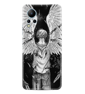 Infınix Note 12 Kılıf Resimli Desenli Silikon Platinium Series Angel 1883