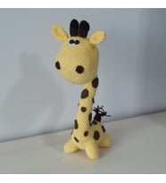 Amigurumi Örgü Oyuncak Zürafa Sarı