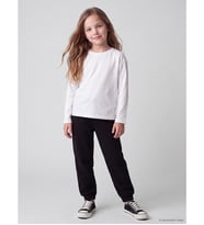LCW Kids Siyah Kız Çocuk Jogger Eşofman Altı