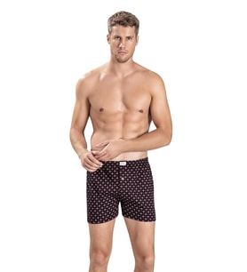 Jiber Erkek Baskılı Karışık Renk Boxer 130 - 3 Adet
