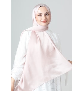 Pudra Harem Scarf Como Saten Şal