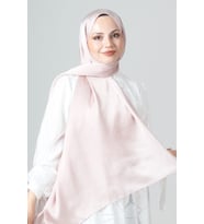Pudra Harem Scarf Como Saten Şal