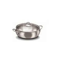 Korkmaz KOR A1078 Tombik Çelik Tencere 26x9 cm 5 Litre (Gri)