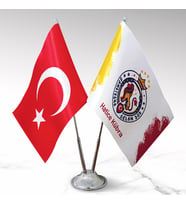 Aslanlar İçin Özel Masa Bayrağı Hediyesi