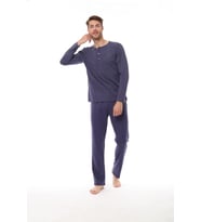 Pijadore 1523 Büyük Beden Uzun Kollu Erkek Pijama Takım
