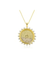 Gümüş Gold Esmaül Hüsna Kadın Kolye CSR2183934