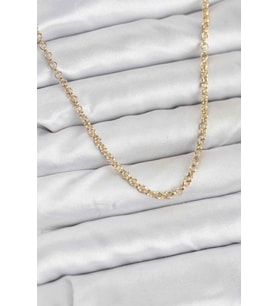 CM Gold Renk Pirinç Halkalı Model Kadın Kolye 5886 - SSSSSS8000-6083