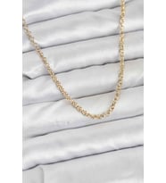CM Gold Renk Pirinç Halkalı Model Kadın Kolye 5886 - SSSSSS8000-6083