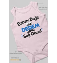 Babam değil, dedem sağolsun. Sıfır Kollu Bebek Zıbını %100 Pamuk