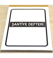 Şantiye Defteri