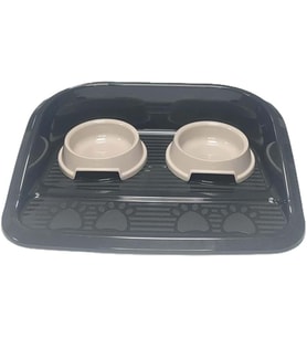 Siperli Mama Kabı 2’Li Set – 300 Ml Mama & Su Kabı, Küçük İçin – Hijyenik & Dökülmez Tasarım