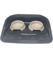 Siperli Mama Kabı 2’Li Set – 300 Ml Mama & Su Kabı, Küçük İçin – Hijyenik & Dökülmez Tasarım