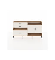 Arges Konsol 4 Raflı 3 Çekmeceli 2 Kapaklı 176x30x99 Çam-Aytaşı